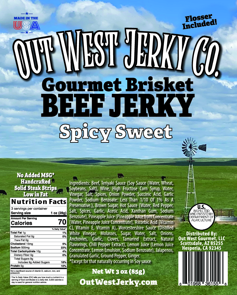 Spicy Sweet Beef Jerky